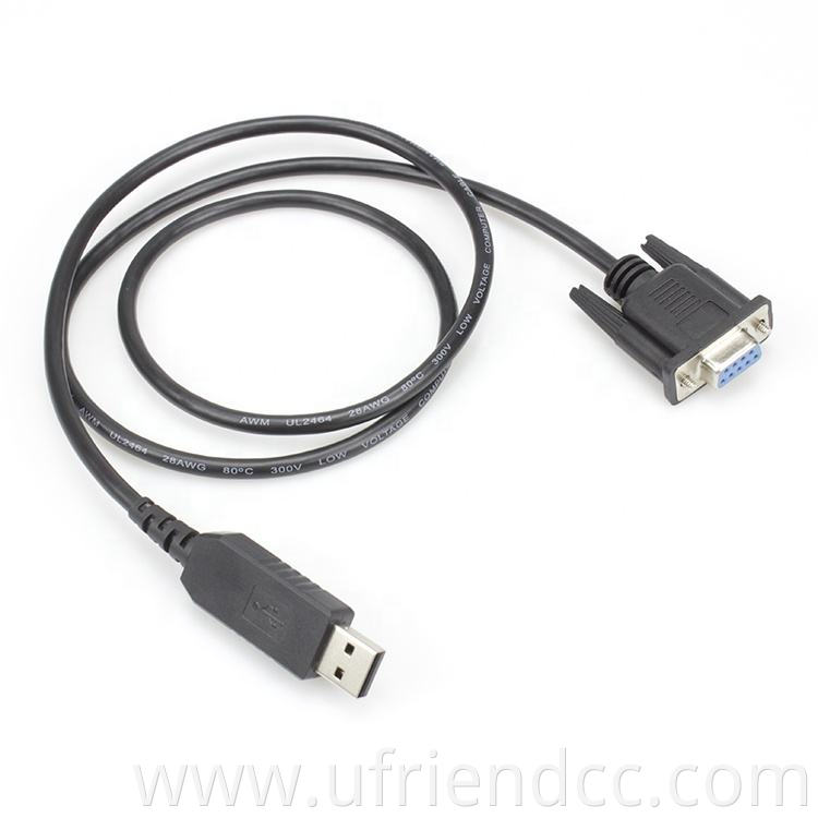 OEM Factory Extension USB FTDI FT232RL PL23202 to DB9 RS232 RS485 Serial Ft232rl Ftdi Chip Rs232 Db9 To Usb Cable For Computer